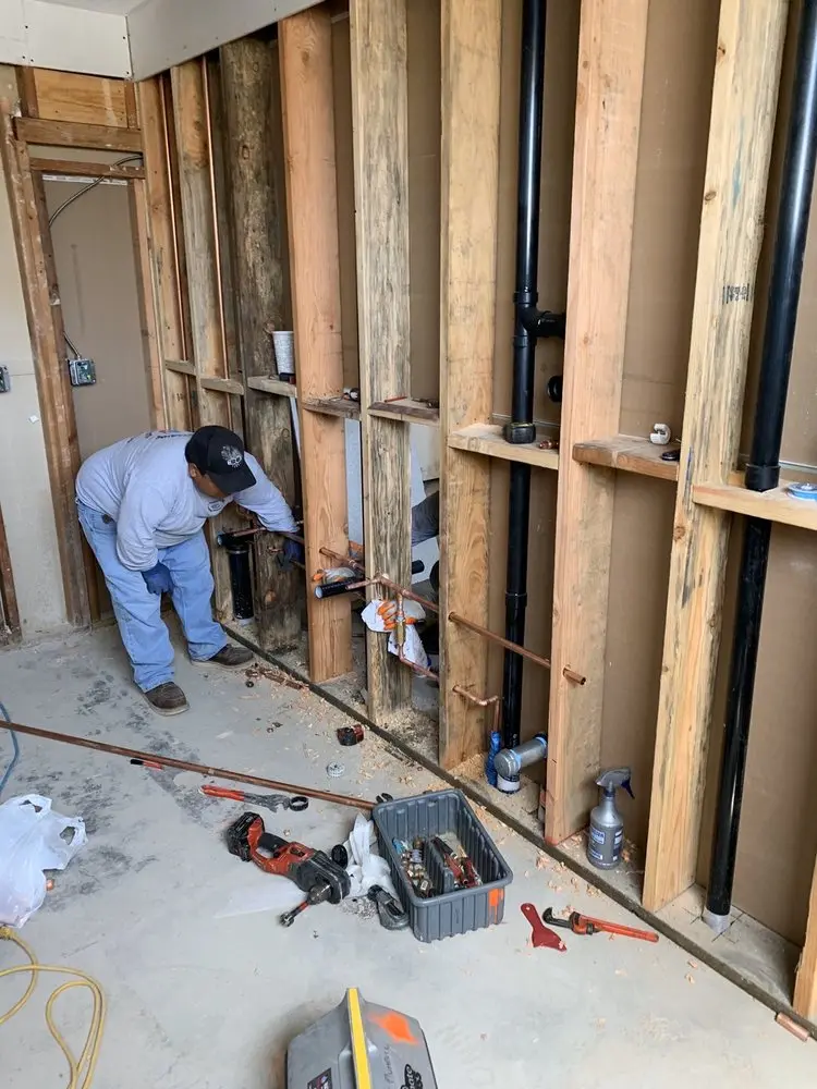 Commercial rough-in plumbing for Gas Line Repair in Queensgate
